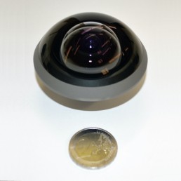 Entaniya 250 degree 4K M12 lens with coin