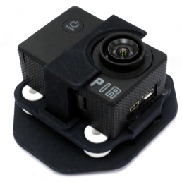 3DR X8 Mapir Single Static Mount 3/4 with camera