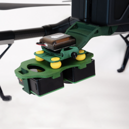 DJI Inspire 2 Mapir Dual Tilting mount on drone